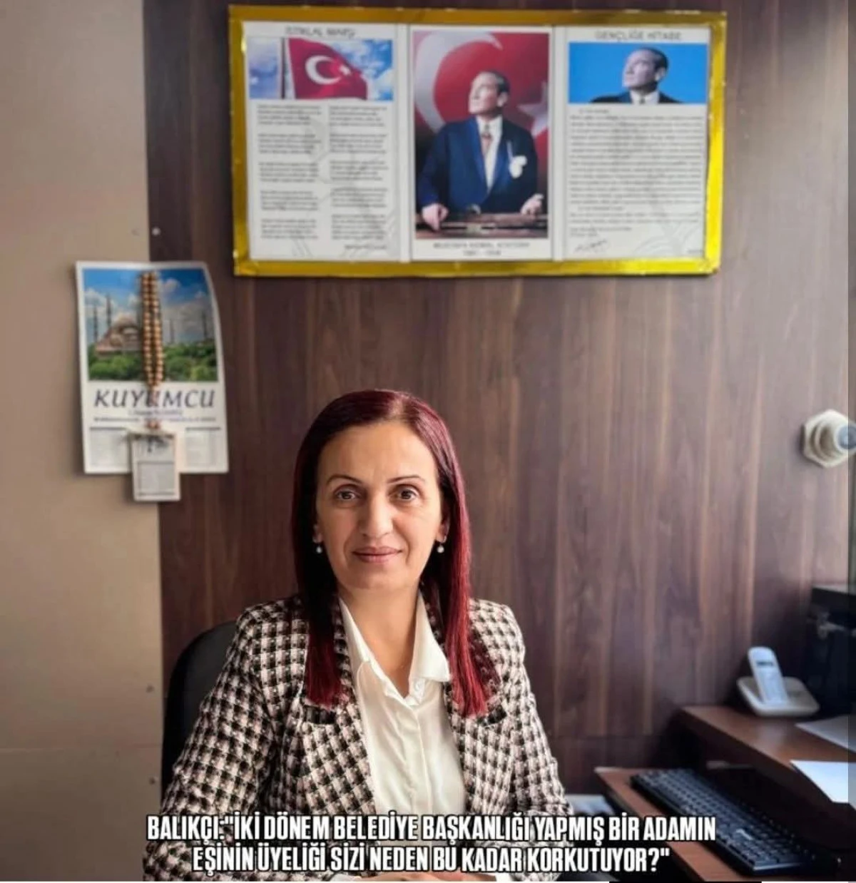 BALIK&Ccedil;I:"İKİ D&Ouml;NEM BELEDİYE BAŞKANLIĞI YAPMIŞ BİR ADAMIN EŞİNİN &Uuml;YELİĞİ SİZİ NEDEN BU KADAR KORKUTUYOR?"