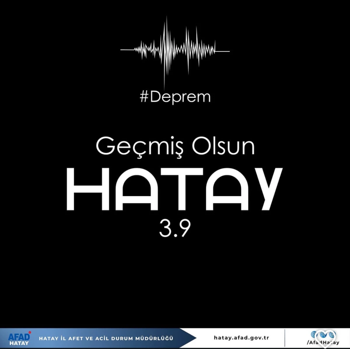 Hatay Defne&rsquo;de 3.9 B&uuml;y&uuml;kl&uuml;ğ&uuml;nde Deprem!