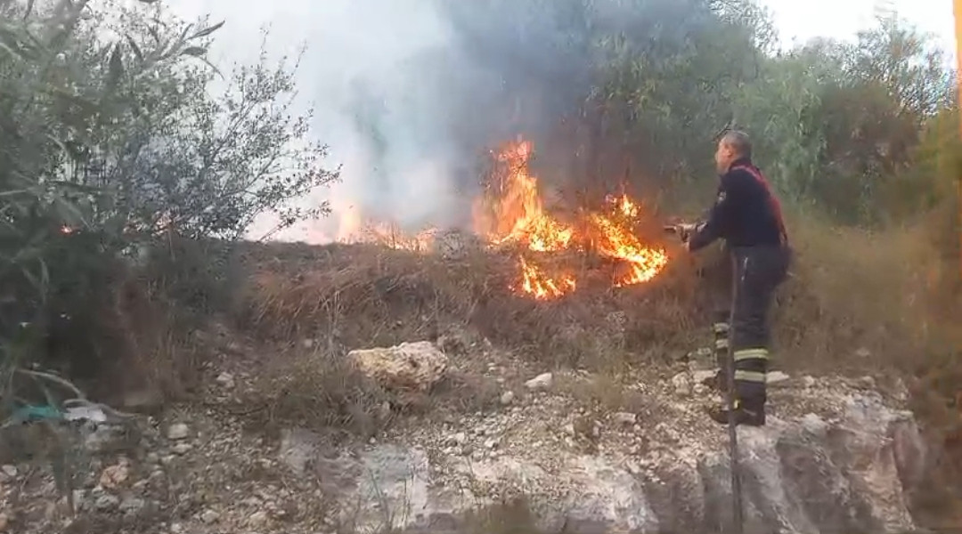 MAĞARACIK'ta YANGIN KORKUTTU