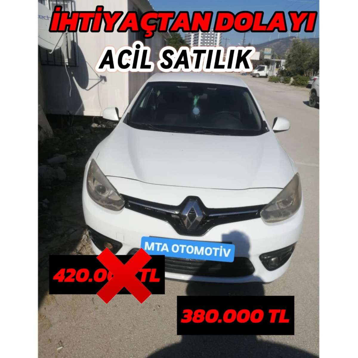 MTA OTOMOTİV'DEN ACİL SATILIK,FIRSAT KA&Ccedil;MAZ 