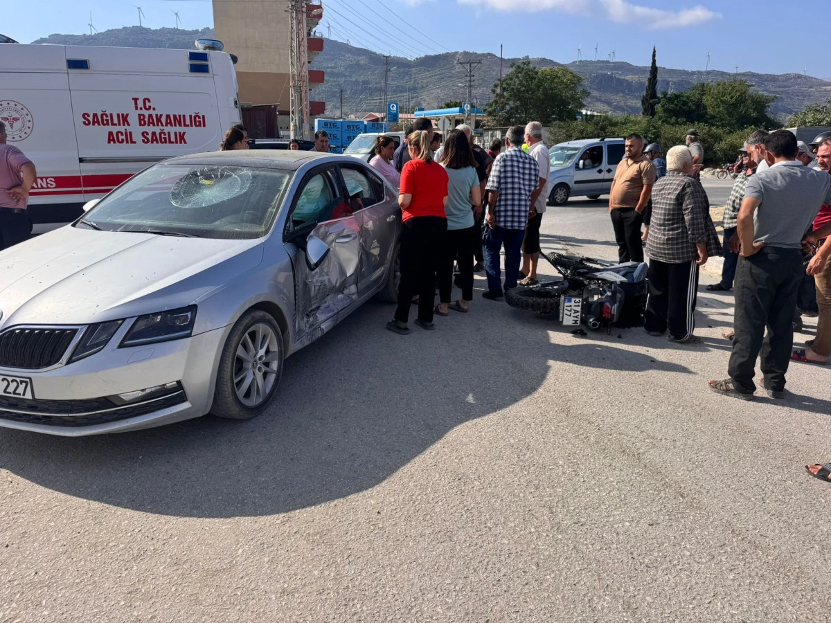 Samandağ &Ccedil;evre Yolu Yeşilada Kavşağı&rsquo;nda G&uuml;n&uuml;n İlk Kazası