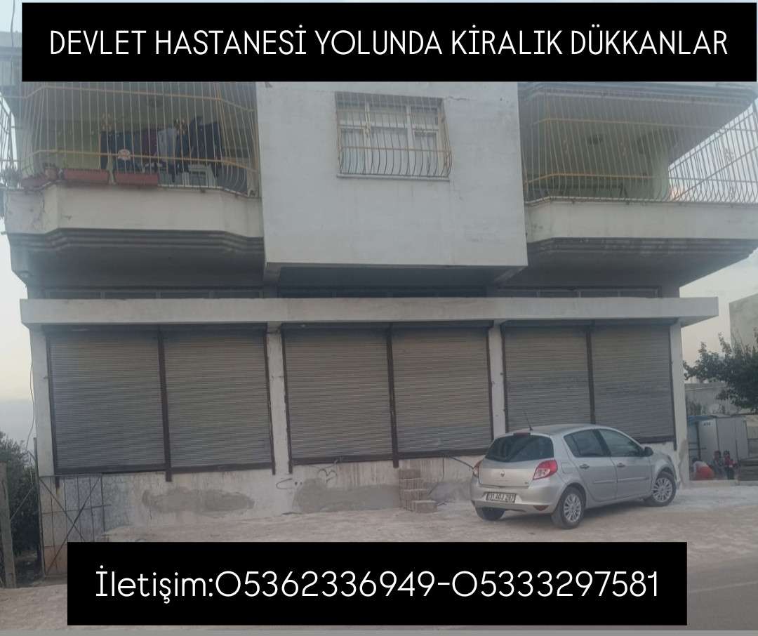 SAMANDAĞ SUTAŞI MAHALLESİ'NDE KİRALIK D&Uuml;KKANLAR