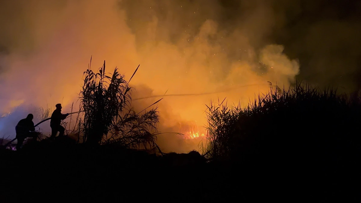 Samandağ Tekebaşı Mahallesi'nde &Ccedil;ıkan Yangın S&ouml;nd&uuml;r&uuml;ld&uuml;