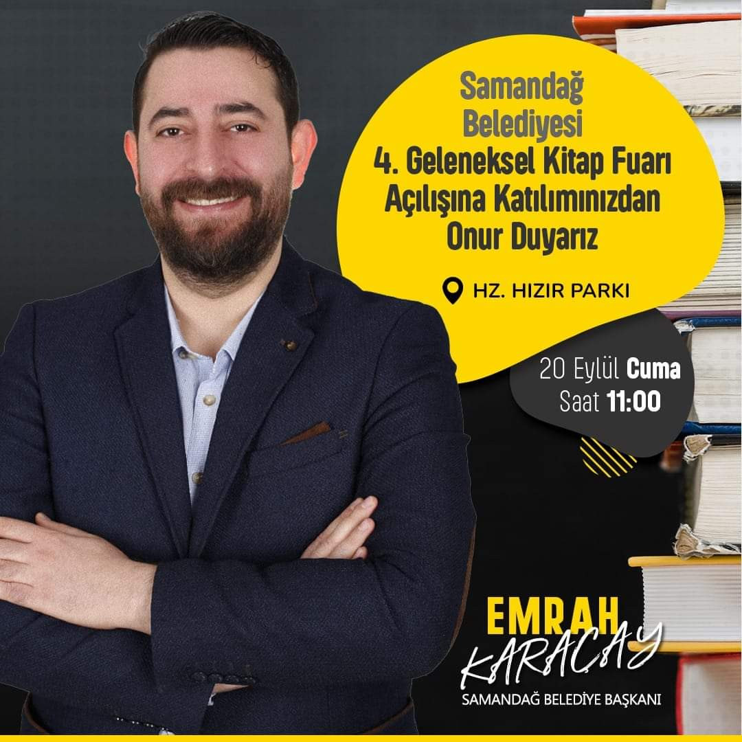 SAMANDAĞ'da KİTAP FUARI GELENEĞİ DEVAM EDİYOR 