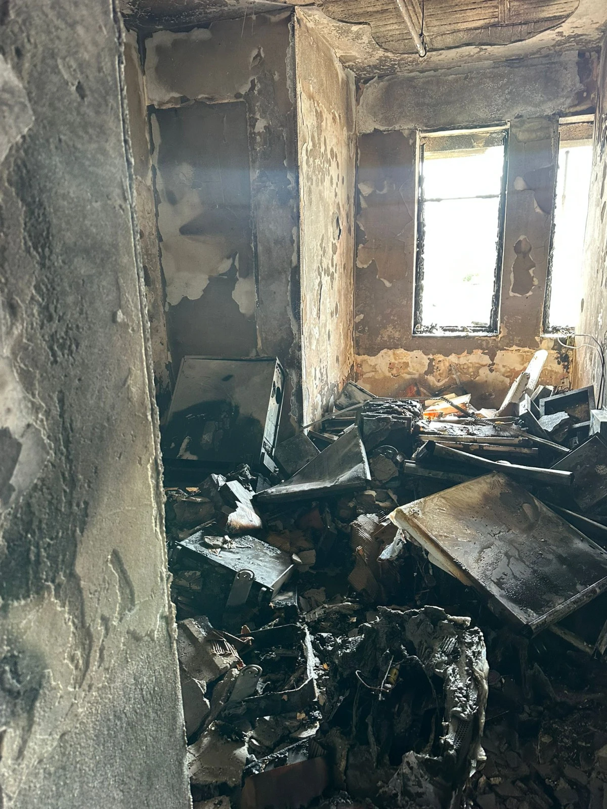 SAMANDAĞ&rsquo;DA KORKUTAN YANGIN 