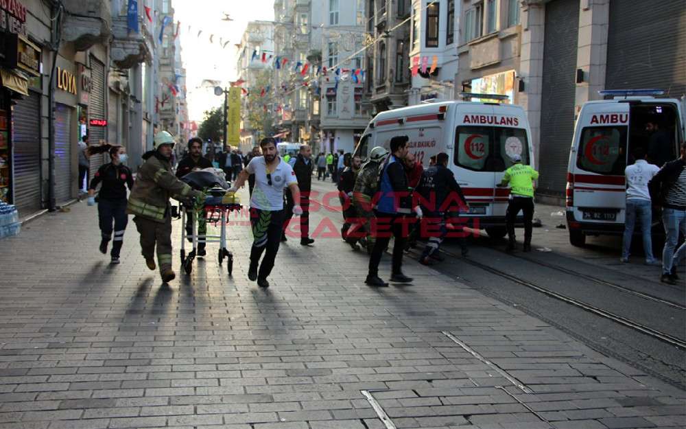 SON DAKİKA:  Taksim İstiklal Caddesi'nde bombalı saldırı: 6 can kaybı, 53 yaralı