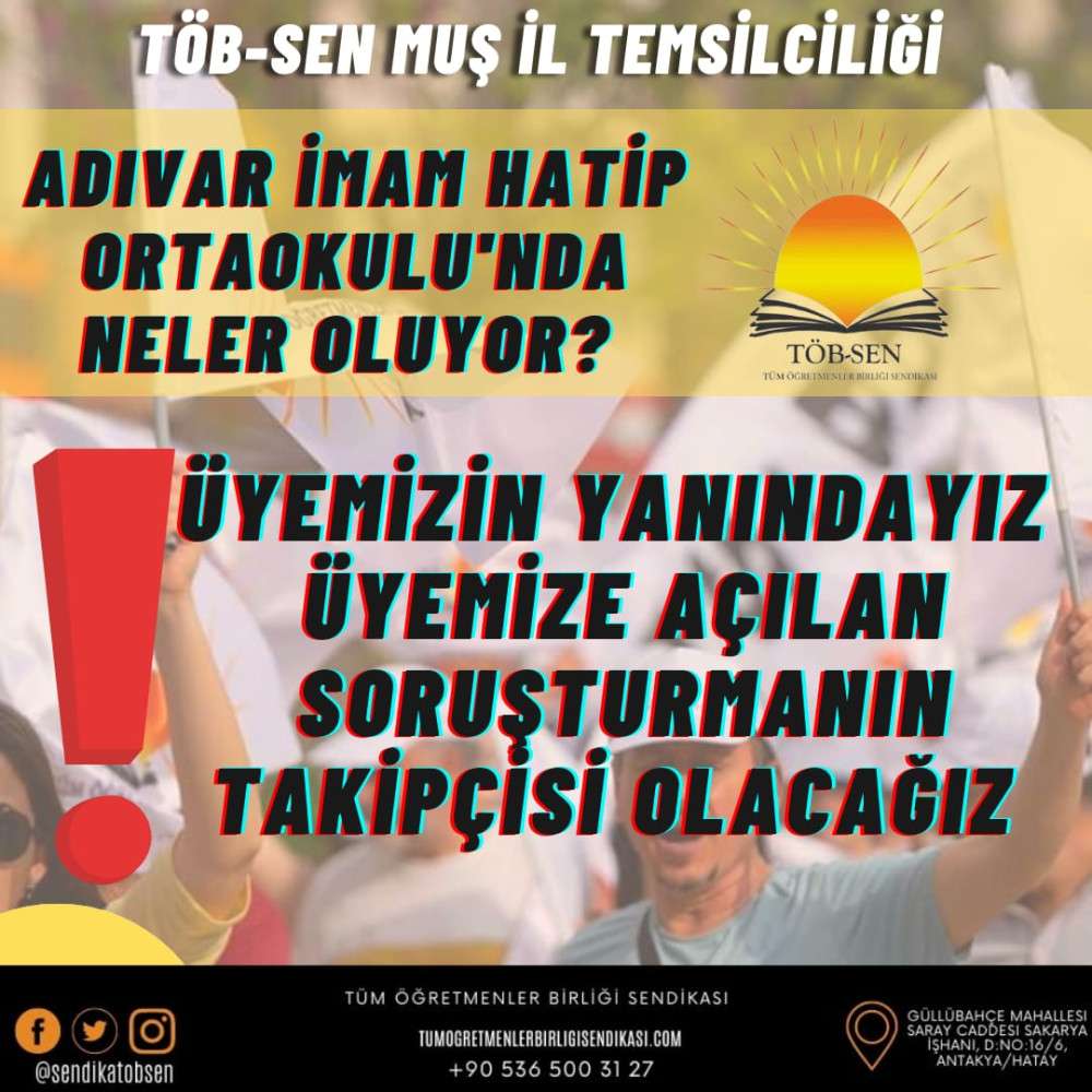 T&Ouml;B-SEN:&Uuml;YEMİZE MOBİNG UYGULANIYOR 